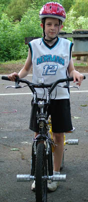 David on bike